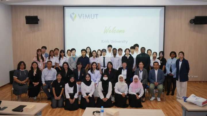 泰国格乐大学组织公共卫生专业学生赴泰国维睦医院参观学习！