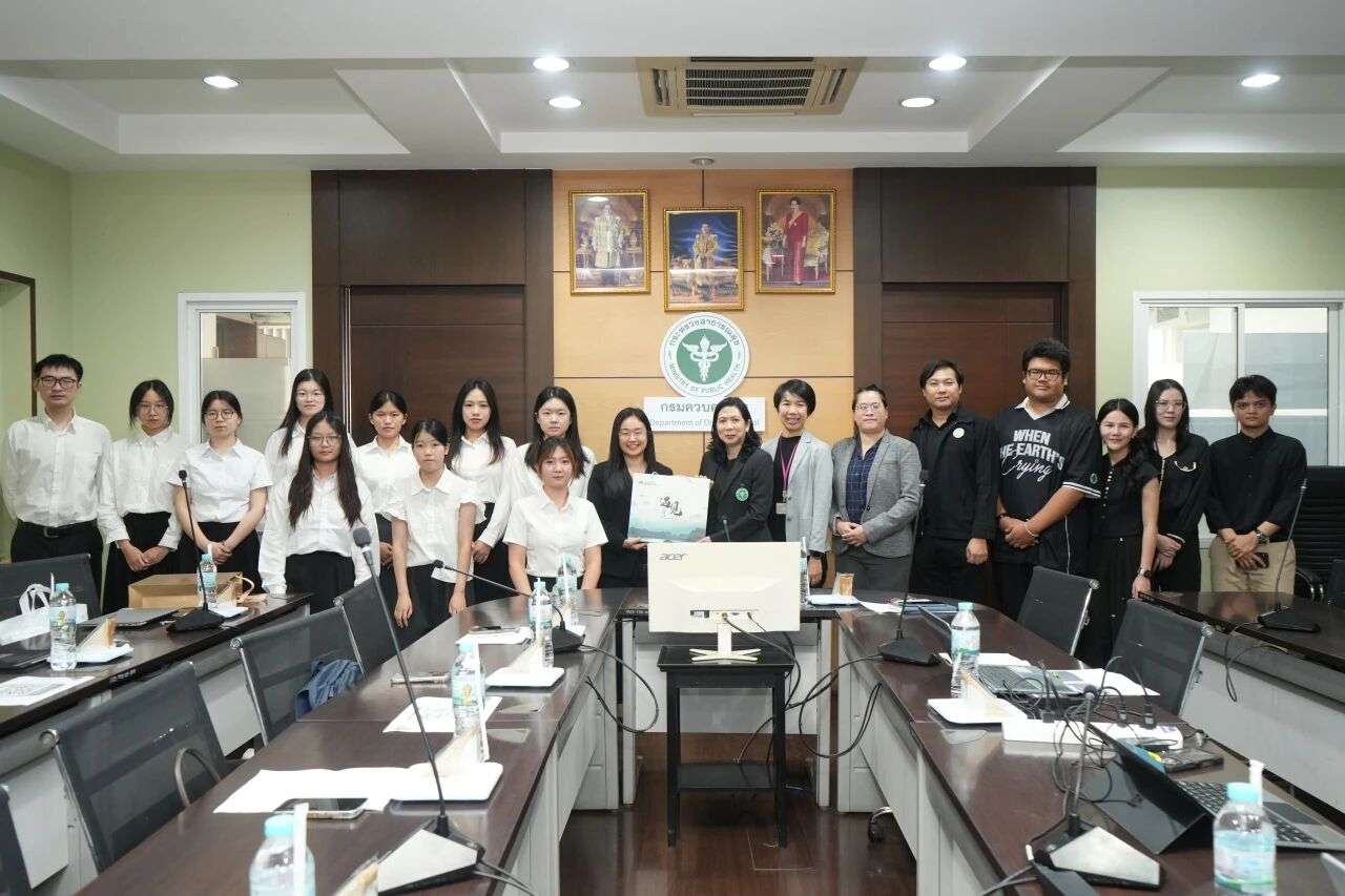 泰国格乐大学与杭州医学院代表团访问泰国疾病控制司，深化中泰公共卫生合作～